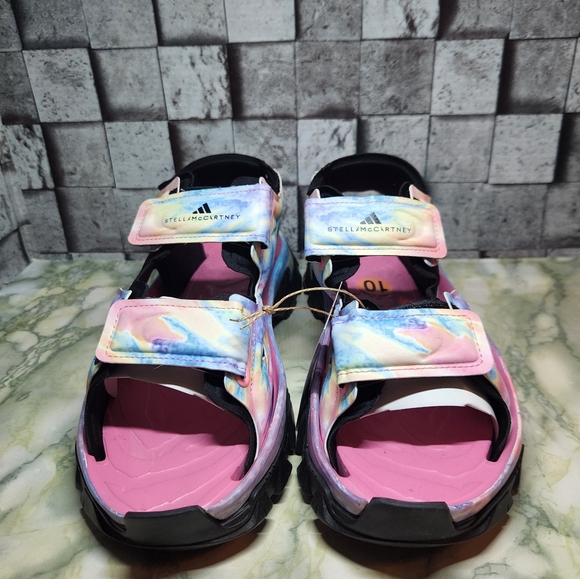 Adidas By Stella McCartney Multicolor Hika Sandals Size 10 - Picture 4 of 11